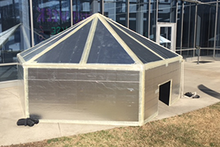 Hexayurt outside of Nguyen Auditorium thumbnail2.png